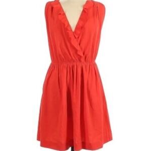 RACHEL Rachel Roy Red V-Neck Dress Size 2